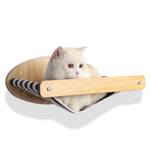 Load image into Gallery viewer, Pine Wood Cat Climbing Frame Cat Wall Hammock Staircase
