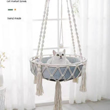 โหลดรูปภาพลงในเครื่องมือใช้ดูของ Gallery Cat Hammock Hanging Nest Basket Swing
