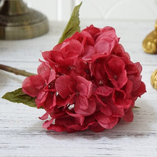 โหลดรูปภาพลงในเครื่องมือใช้ดูของ Gallery 1 Bundle Silk Hydrangea Autumn Vase for Home Decor Christmas Decorative Wedding Bridal Bouquet Wall Set Artificial Flowers Cheap
