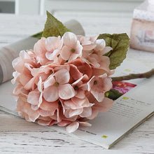 โหลดรูปภาพลงในเครื่องมือใช้ดูของ Gallery 1 Bundle Silk Hydrangea Autumn Vase for Home Decor Christmas Decorative Wedding Bridal Bouquet Wall Set Artificial Flowers Cheap
