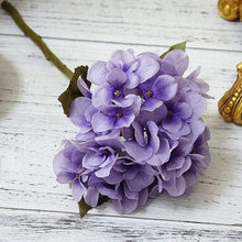 โหลดรูปภาพลงในเครื่องมือใช้ดูของ Gallery 1 Bundle Silk Hydrangea Autumn Vase for Home Decor Christmas Decorative Wedding Bridal Bouquet Wall Set Artificial Flowers Cheap
