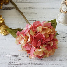โหลดรูปภาพลงในเครื่องมือใช้ดูของ Gallery 1 Bundle Silk Hydrangea Autumn Vase for Home Decor Christmas Decorative Wedding Bridal Bouquet Wall Set Artificial Flowers Cheap
