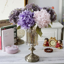 โหลดรูปภาพลงในเครื่องมือใช้ดูของ Gallery 1 Bundle Silk Hydrangea Autumn Vase for Home Decor Christmas Decorative Wedding Bridal Bouquet Wall Set Artificial Flowers Cheap

