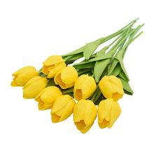 โหลดรูปภาพลงในเครื่องมือใช้ดูของ Gallery 10PCS Tulip Artificial Flower Real Touch Artificial Bouquet Fake Flower for Wedding Decoration Flowers Home Garen Decor
