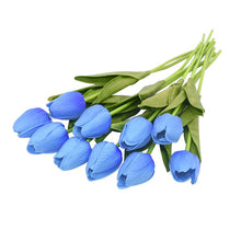 โหลดรูปภาพลงในเครื่องมือใช้ดูของ Gallery 10PCS Tulip Artificial Flower Real Touch Artificial Bouquet Fake Flower for Wedding Decoration Flowers Home Garen Decor
