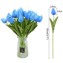 โหลดรูปภาพลงในเครื่องมือใช้ดูของ Gallery 10PCS Tulip Artificial Flower Real Touch Artificial Bouquet Fake Flower for Wedding Decoration Flowers Home Garen Decor
