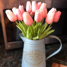 โหลดรูปภาพลงในเครื่องมือใช้ดูของ Gallery 10PCS Tulip Artificial Flower Real Touch Artificial Bouquet Fake Flower for Wedding Decoration Flowers Home Garen Decor
