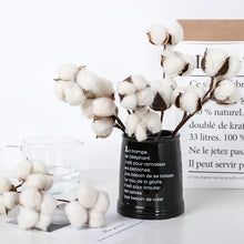 โหลดรูปภาพลงในเครื่องมือใช้ดูของ Gallery 10heads/bouquet White Dried Flowers Natural Cotton Flower Branch Decorations for Home Gardening Craft Wedding Floral Decor
