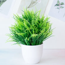 โหลดรูปภาพลงในเครื่องมือใช้ดูของ Gallery 1pc Artificial Plants Green Bonsai Small Tree Pot Plants Fake Flower Potted Ornaments for Home Decoration Craft Plant Decorative
