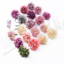 โหลดรูปภาพลงในเครื่องมือใช้ดูของ Gallery 20 Pieces Fake Carnation Wedding flower head christmas scrapbooking home decor bridal accessories clearance artificial flowers
