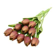 Load image into Gallery viewer, 5/10/20pcs Tulip Artificial Flower Real Touch Artificial Tulip Bouquet Fake Flower for Home Gift Wedding Decorative Flowers
