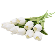 Load image into Gallery viewer, 5/10/20pcs Tulip Artificial Flower Real Touch Artificial Tulip Bouquet Fake Flower for Home Gift Wedding Decorative Flowers
