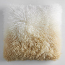 Load image into Gallery viewer, Ombre Mongolian Pillow 22&quot;
