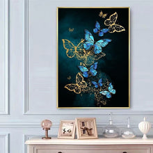 Load image into Gallery viewer, Abstract Butterfly Flower Art Canvas Paintings Posters and Print Wall Art Pictures for Living Room Decor (No Frame)
