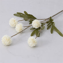 โหลดรูปภาพลงในเครื่องมือใช้ดูของ Gallery Artificial Flower Yapay Bitki Dandelion False Flower Small Thorn Ball White Hydrangea Simulation Plant For Home Wedding Decor
