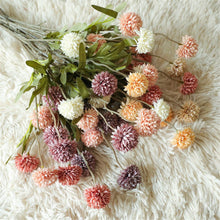 โหลดรูปภาพลงในเครื่องมือใช้ดูของ Gallery Artificial Flower Yapay Bitki Dandelion False Flower Small Thorn Ball White Hydrangea Simulation Plant For Home Wedding Decor
