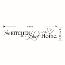 Load image into Gallery viewer, Kitchen Wall Stickers Vinyl Wall Decals for Kitchen English Quote Home Decor Art Decorative Stickers PVC Dining Room For Bar PVC
