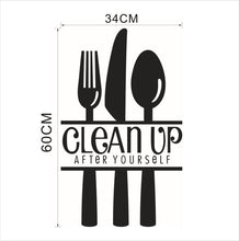 Load image into Gallery viewer, Kitchen Wall Stickers Vinyl Wall Decals for Kitchen English Quote Home Decor Art Decorative Stickers PVC Dining Room For Bar PVC
