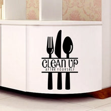 Load image into Gallery viewer, Kitchen Wall Stickers Vinyl Wall Decals for Kitchen English Quote Home Decor Art Decorative Stickers PVC Dining Room For Bar PVC
