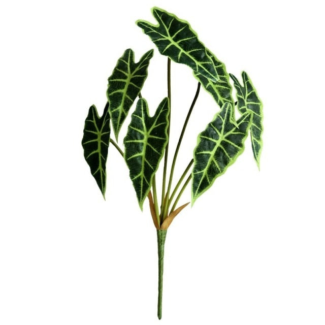 Nordic Palm Leaf Simulation Plant Loose Tail Leaf Phoenix Tail Bamboo Home Wedding Photography Garden Decoration Green Sunflower
