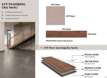 Load image into Gallery viewer, LVT &amp; SPC (wood) Flooring Color: UA6279
