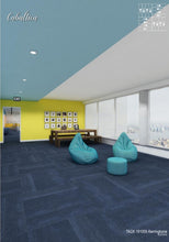 Load image into Gallery viewer, Cabaltica Commercial Carpet Tiles Model: CBTC-TACK191005, Color Dark Blue
