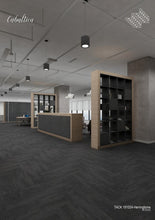 โหลดรูปภาพลงในเครื่องมือใช้ดูของ Gallery Cabaltica Commercial Carpet Tiles Model: CBTC-TACK191024, Color Dark Gray
