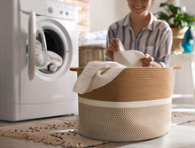 Load image into Gallery viewer, Laundry Basket  : M0013-WBL
